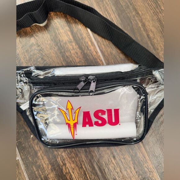 ASU Clear Fanny Pack with Black Trim - Picture 1 of 9
